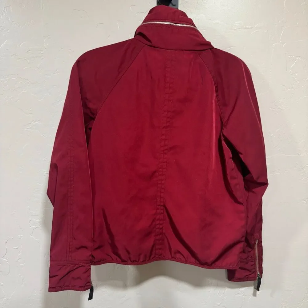Abercrombie & Fitch Red Water Proof Jacket